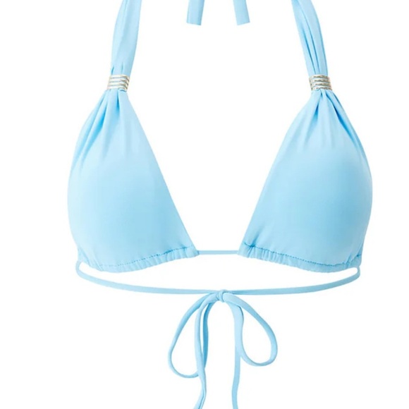 Melissa Odabash Sky Blue Bikini Top NWT - Picture 3 of 13